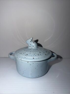Blue Bunny Mini Casserole Dish-The Bakeshop by Masterclass-4" W-2"H